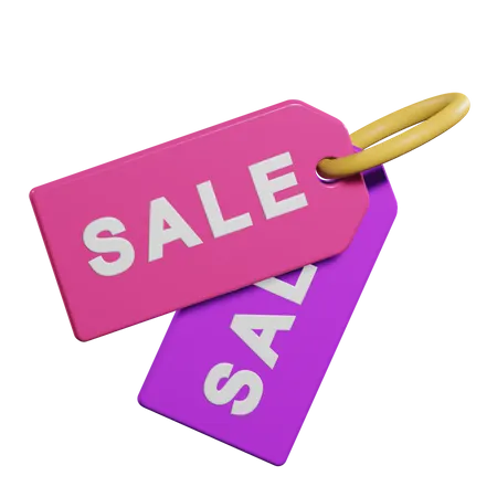 Sale Tag  3D Illustration