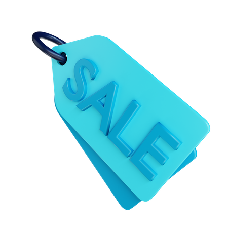 Sale tag  3D Illustration