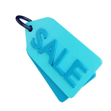 Sale tag  3D Illustration