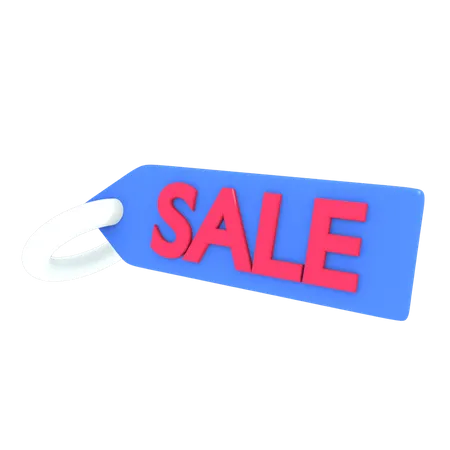 Sale tag  3D Illustration