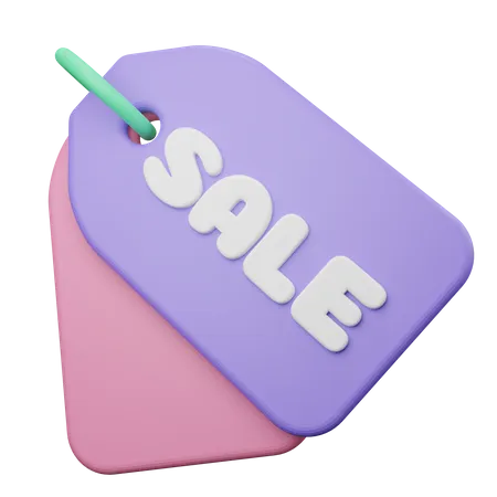 Sale Tag  3D Illustration