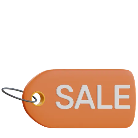 3 D Sale Tag Icon Isolated 3D Icon