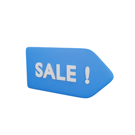 Sale tag 3D Icon