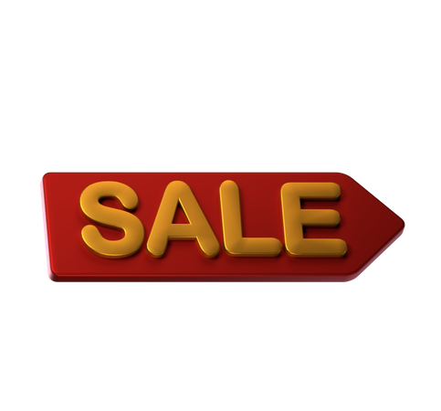 Sale tag  3D Icon