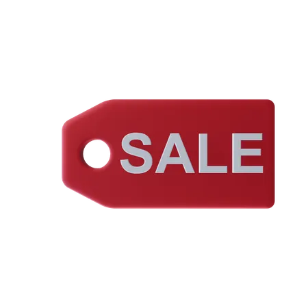 Sale Tag Icon Discount With Transparent Background 3D Icon