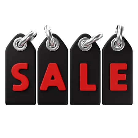 3 D Rendering Of Black Friday Sale Icon 3D Icon