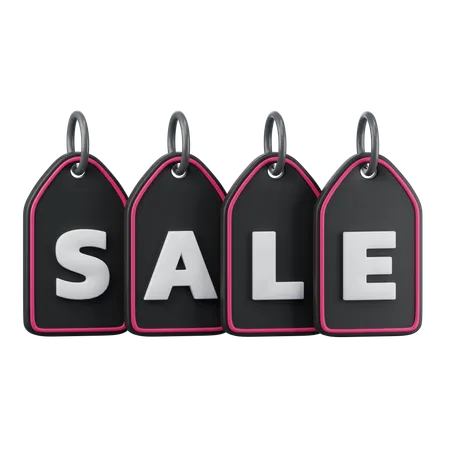 Sale Tag Hanging  3D Icon
