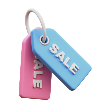 Sale Tags  3D Icon
