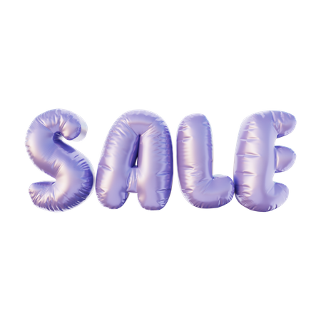 Sale Text  3D Illustration