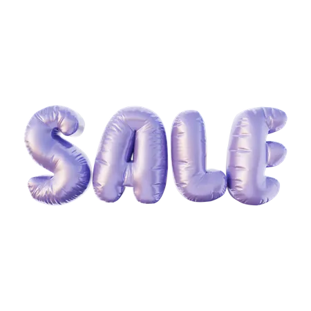 Sale Text  3D Illustration