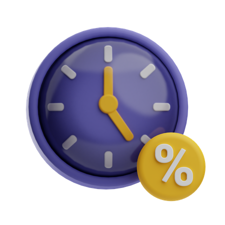 Sale Time  3D Icon