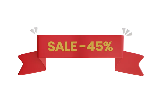 Sale up to 45%  3D Icon