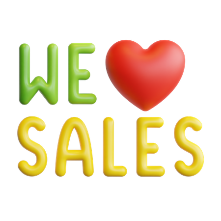 Sales  3D Icon