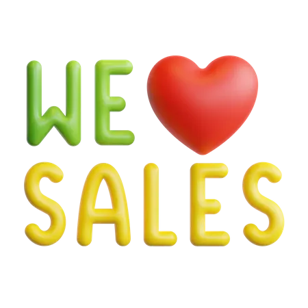 Sales  3D Icon