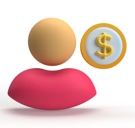 Sales Agent  3D Icon
