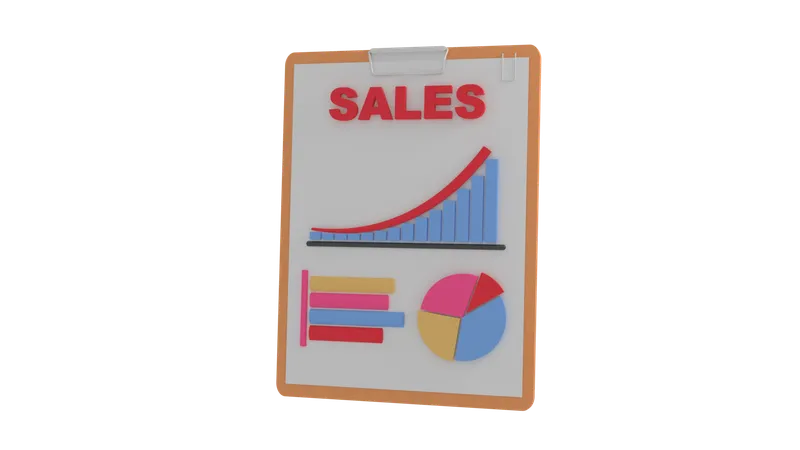 Sales Analysis  3D Icon