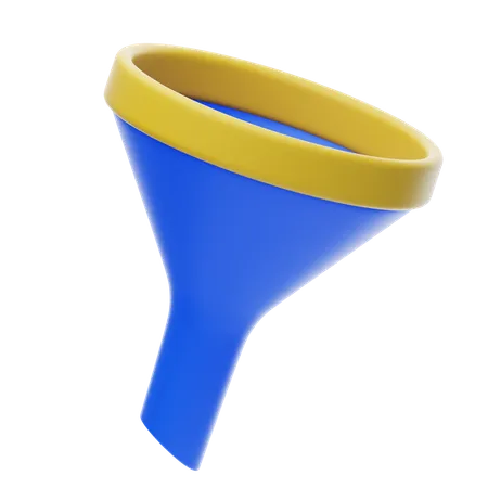 Sales Funnel Filter  3D Icon