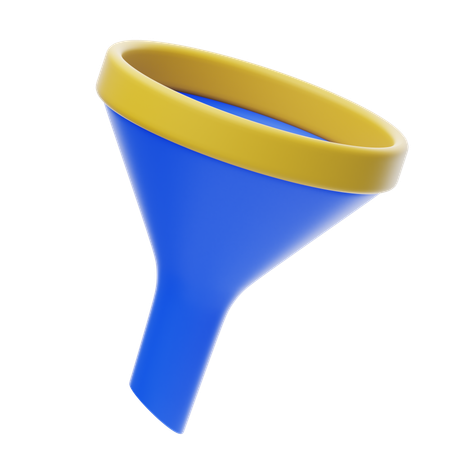 Sales Funnel Filter  3D Icon