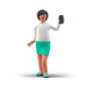 sales girl emoji 3d