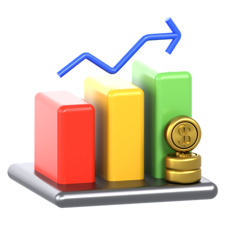 Sales Growth  3D Icon