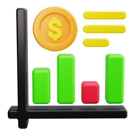 Sales Growth  3D Icon