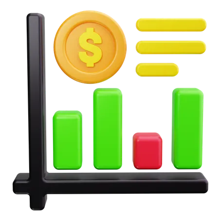 Sales Growth  3D Icon