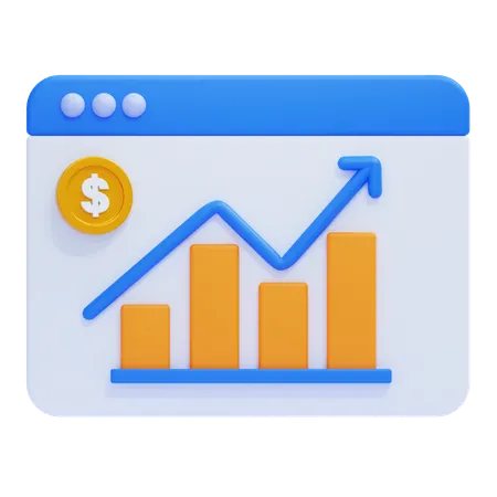 Sales Increase  3D Icon