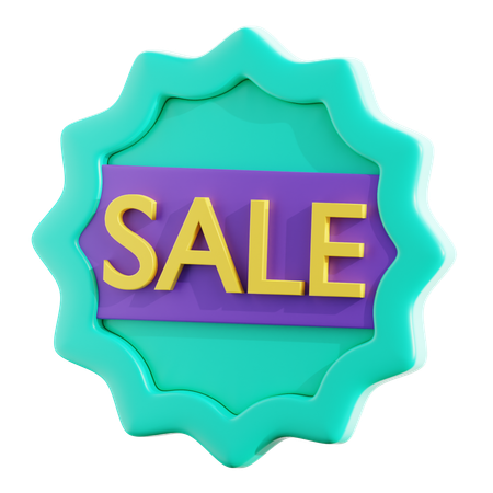 Sales Label  3D Icon