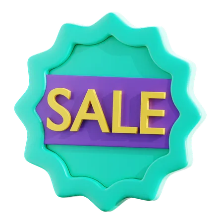 Sales Label  3D Icon