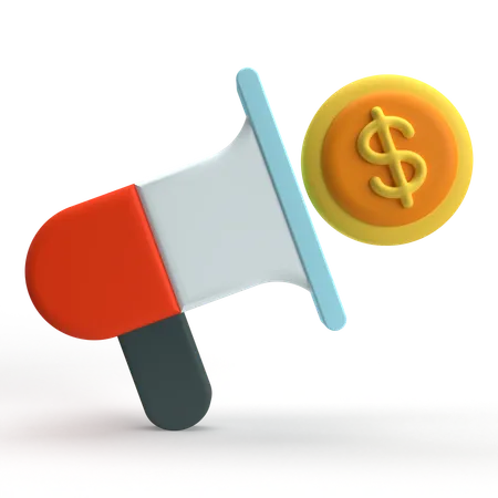 Sales Marketing  3D Icon