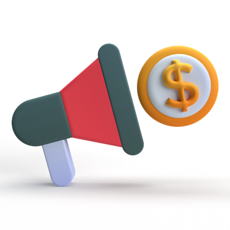 Sales Marketing  3D Icon