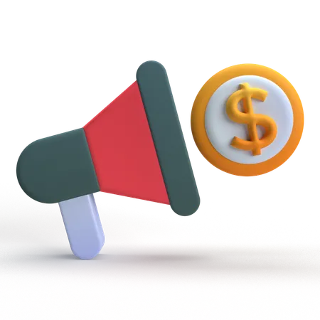 Sales Marketing  3D Icon
