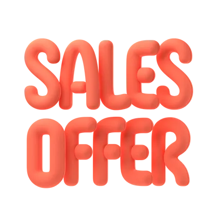 Sales offer 3D Icon
