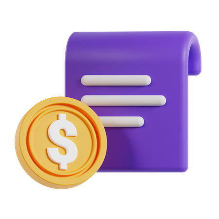 Sales Report  3D Icon