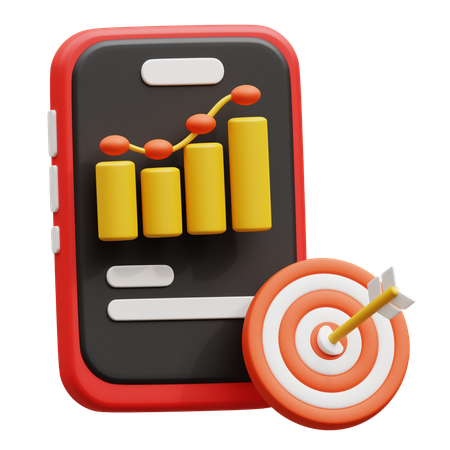 Sales Target  3D Icon