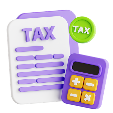 Sales Tax  3D Icon