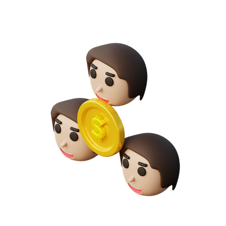 Sales Team  3D Icon