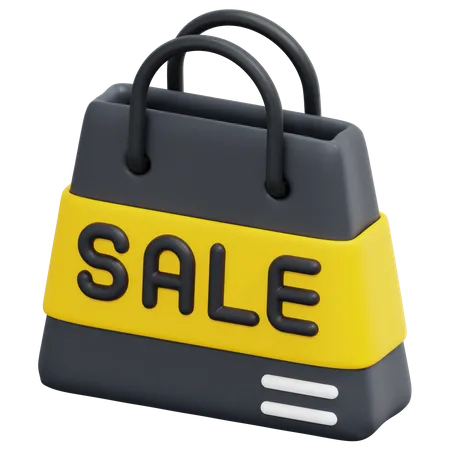 Sale Bag  3D Icon