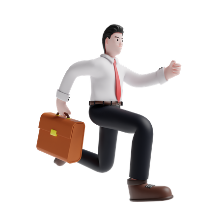 Salesman  3D Illustration