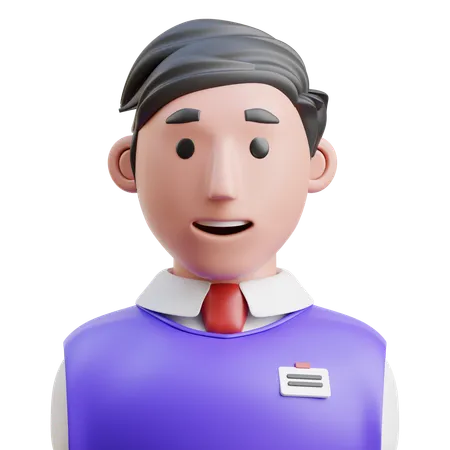 Salesman  3D Icon