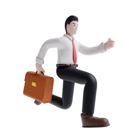 Salesman  3D Illustration