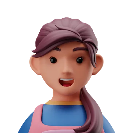 Saleswoman  3D Icon