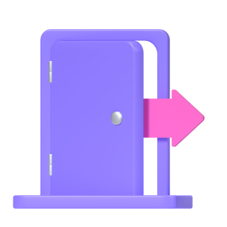 Salida  3D Icon