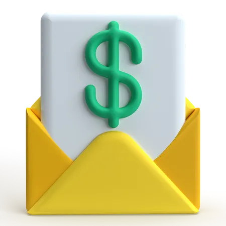 Sallary Mail  3D Icon