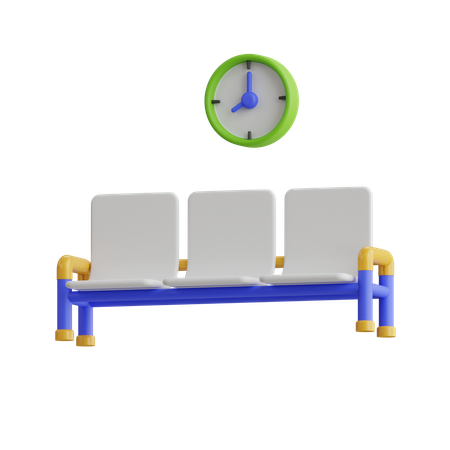 SALLE D'ATTENTE  3D Icon