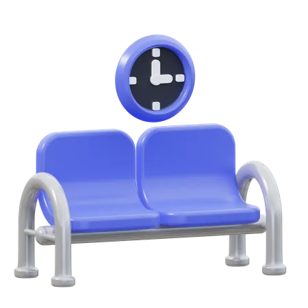 SALLE D'ATTENTE  3D Icon