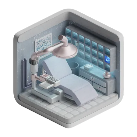 Salle de dentisterie  3D Icon