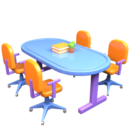 Salle de réunion  3D Icon