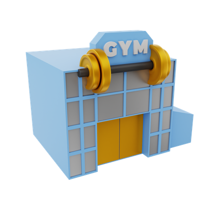 Salle de sport  3D Icon