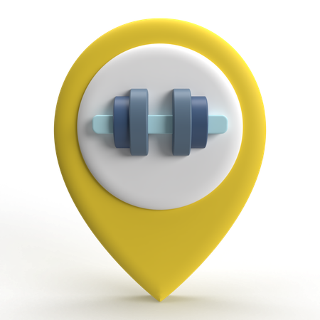 Emplacement du gymnase  3D Icon